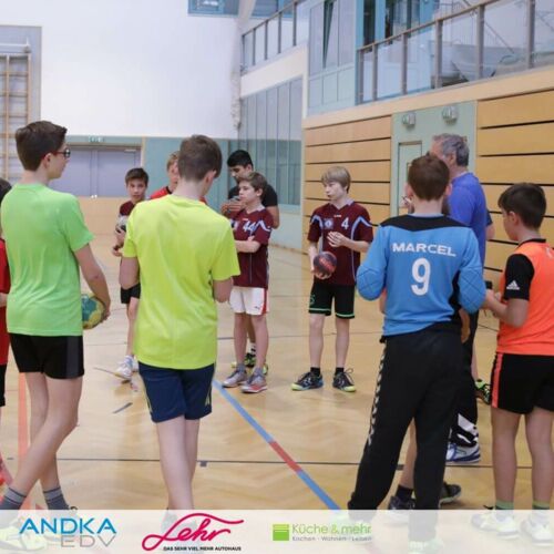 Handballtraining U13 U14 am 09.April 2019