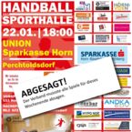 Handball Union Sparkasse Horn - Perchtoldsdorf am 22.01.2022