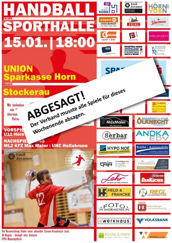 Union Sparkasse Horn - Stocker - ABGESAGT